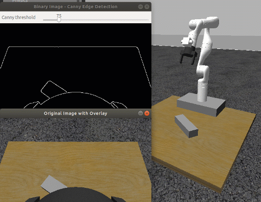 ABB pick & place with perception (Gazebo)