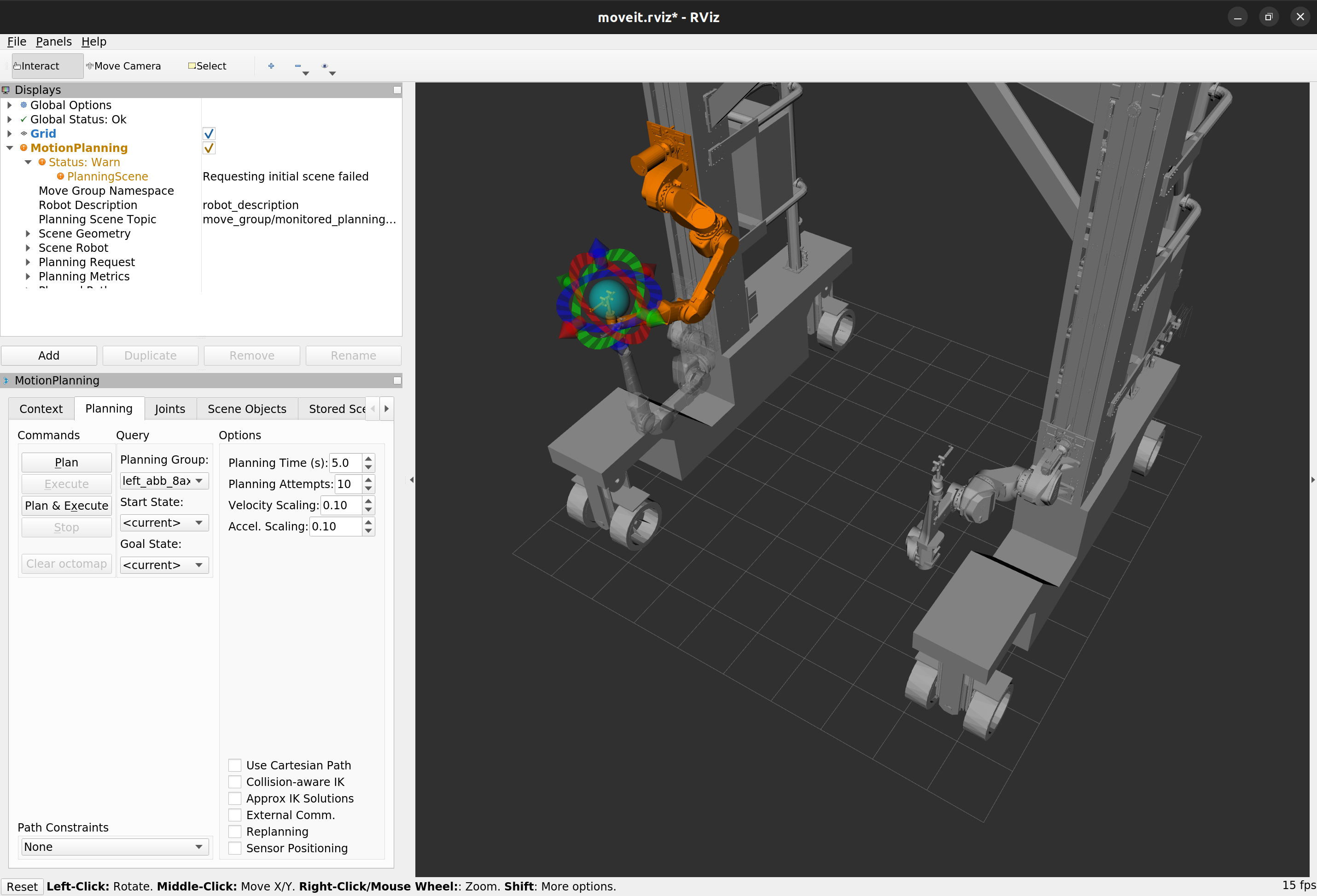 ABB dual-arm gantry: wind turbine blade painting POC