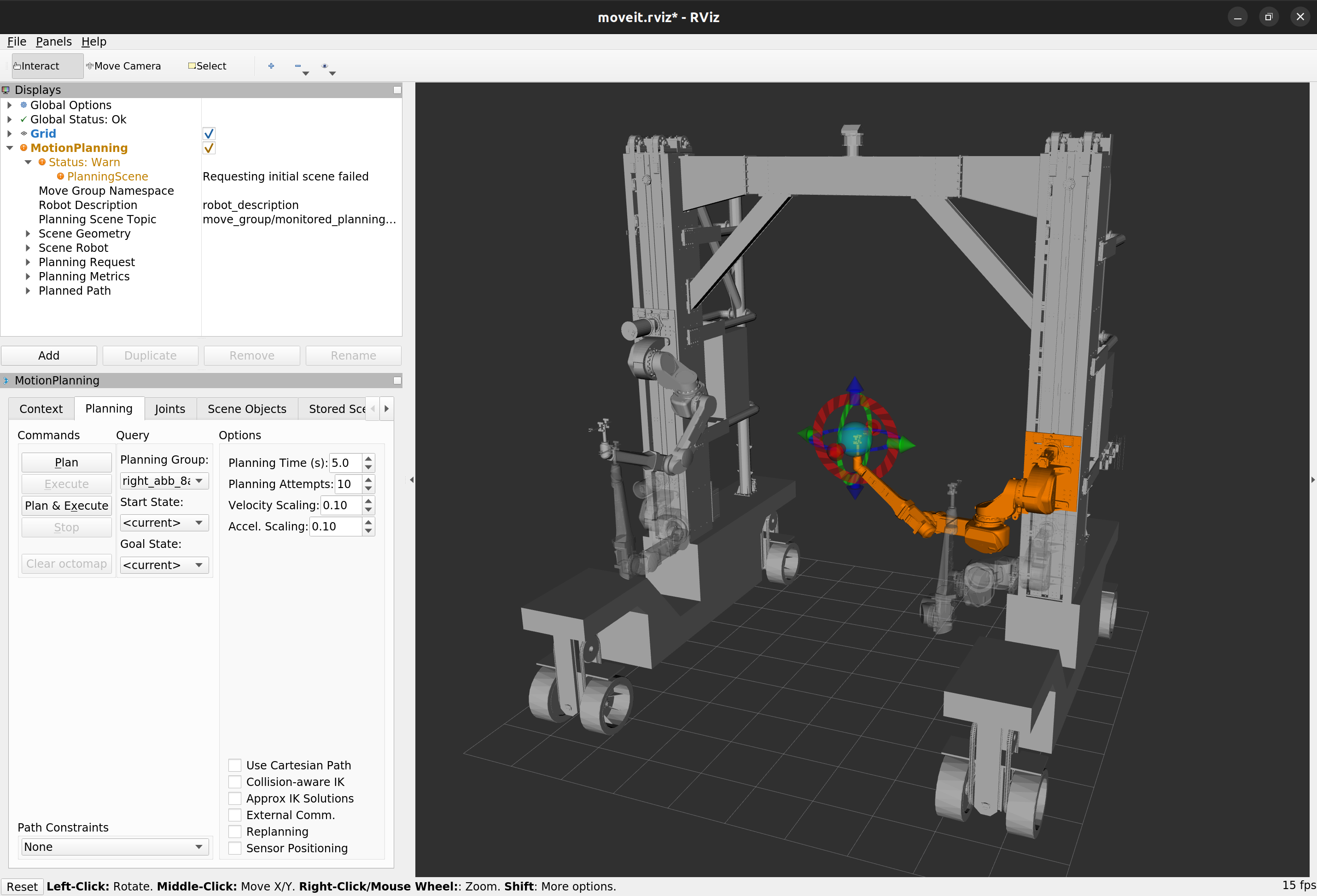 ABB dual-arm gantry: wind turbine blade painting POC