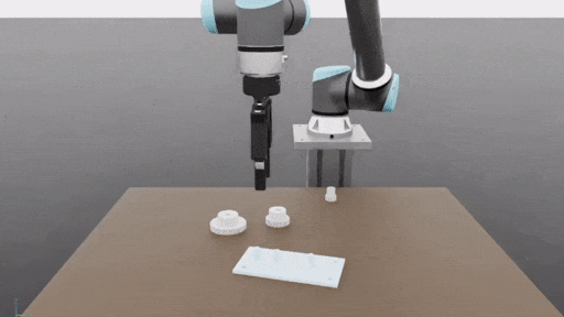 Industrial gear assembly: Isaac Lab RL with sim-to-real on UR10e