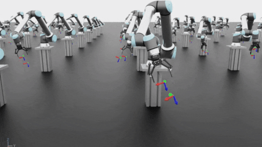 Industrial gear assembly: Isaac Lab RL with sim-to-real on UR10e