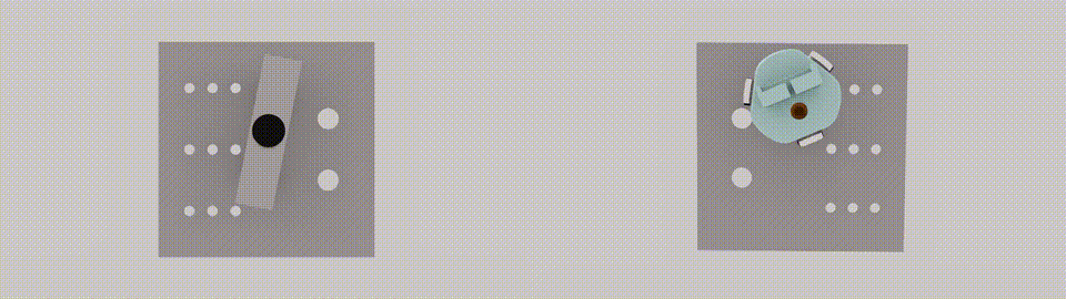 KUKA smart pick-and-place in Isaac Sim